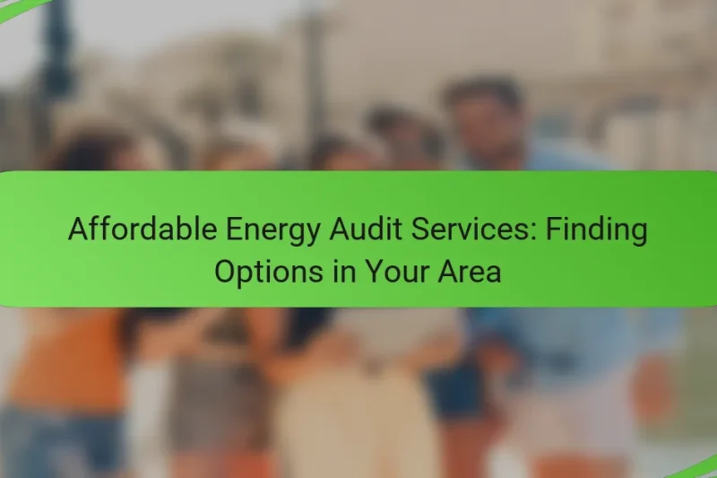 Affordable Energy Audit Services: Finding Options in Your Area