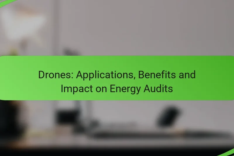 Drones: Applications, Benefits and Impact on Energy Audits