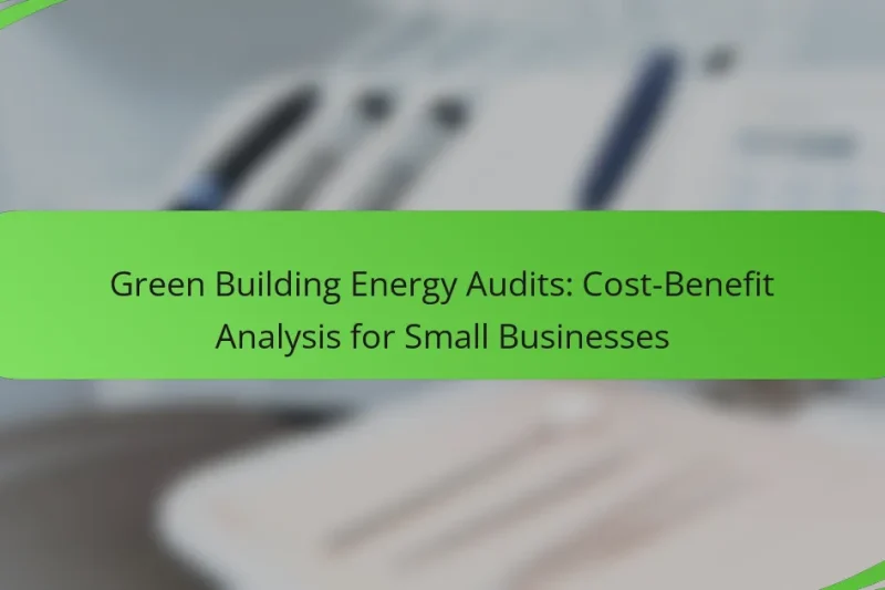 Green Building Energy Audits: Cost-Benefit Analysis for Small Businesses
