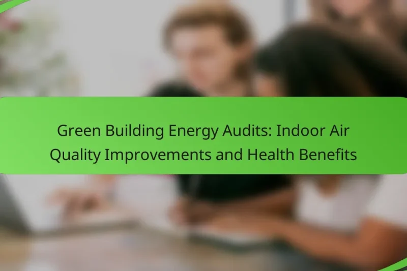 Green Building Energy Audits: Indoor Air Quality Improvements and Health Benefits