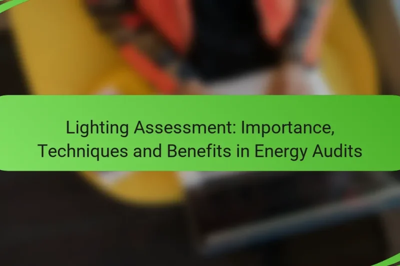 Lighting Assessment: Importance, Techniques and Benefits in Energy Audits